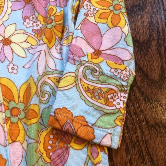 NEW Angel Dear Groovy Floral Footie - Picture 4 of 8